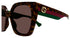 GUCCI 55 Sunglass Woman Recycled Accessories